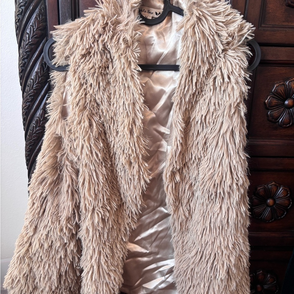 Double Zero Women's Teddy Jacket - Cream